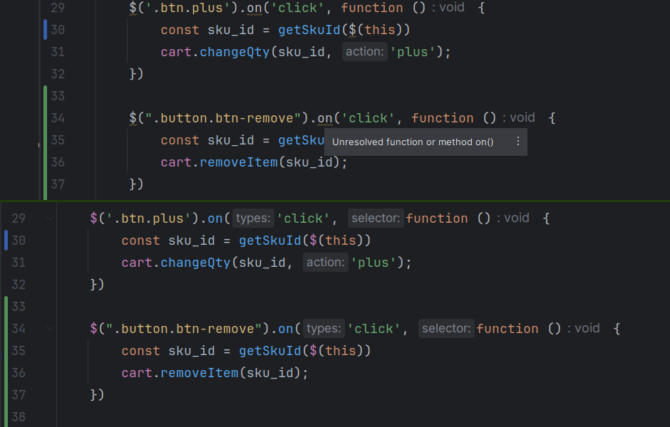 PHPStorm не распознает JQuery